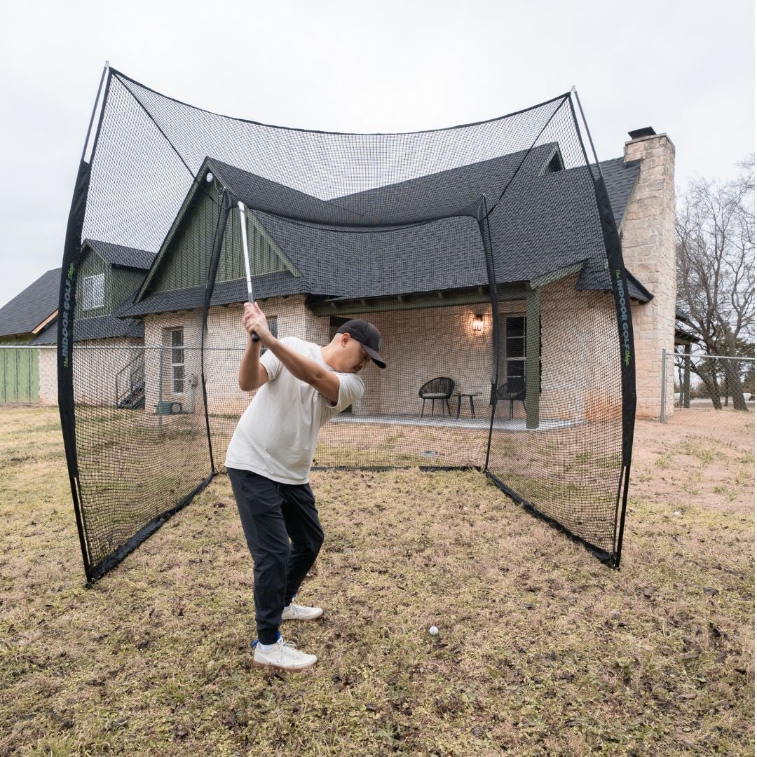 SkyTrak+ Golf Net Practice Bundle