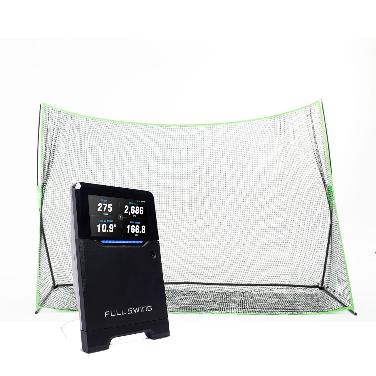 Full Swing KIT Golf Net Practice Bundle Golf Simulator Full Swing 10x7 Rectangle Golf Net 