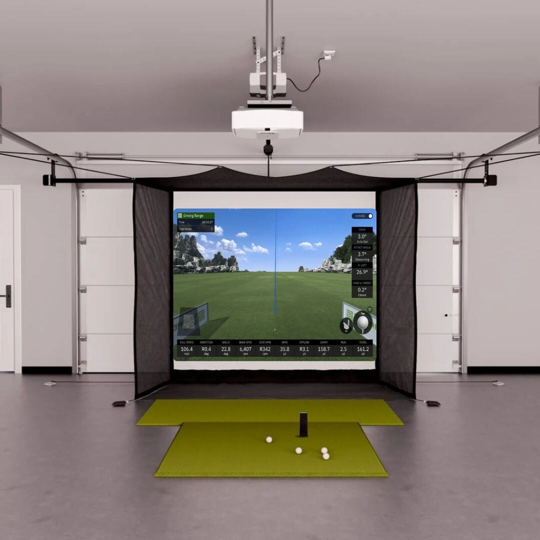 Square Golf Garage Golf Simulator Package